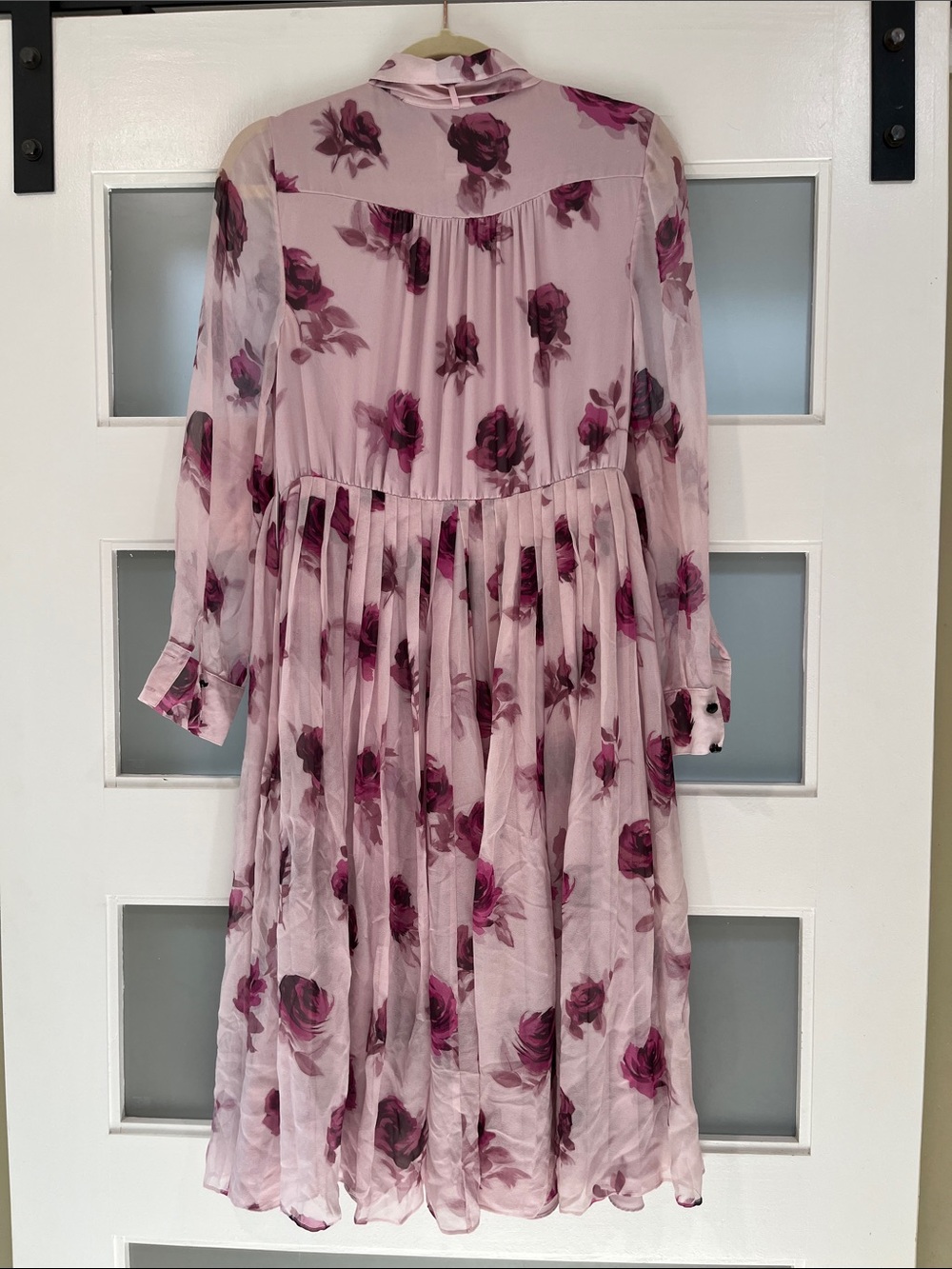kate spade Pink Floral Midi Dress silk as seen on Kate Middleton - Picture 6 of 7